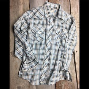 Roper pearl snap shirt men’s L